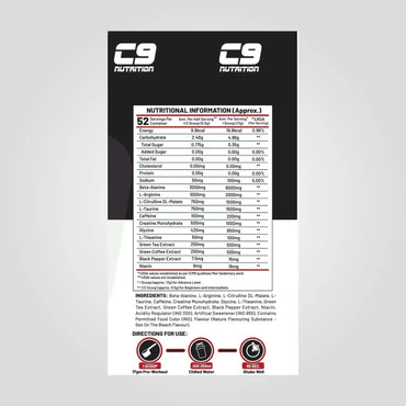 C9 Nutrition Brutal Pre-Workout