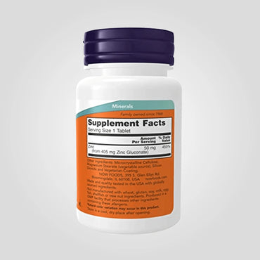 Now Zinc 50mg