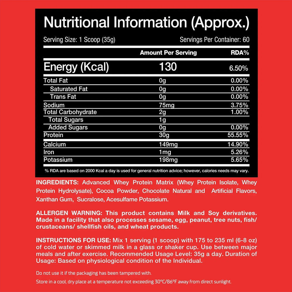 Big Ramy RedRex ISO Big Whey