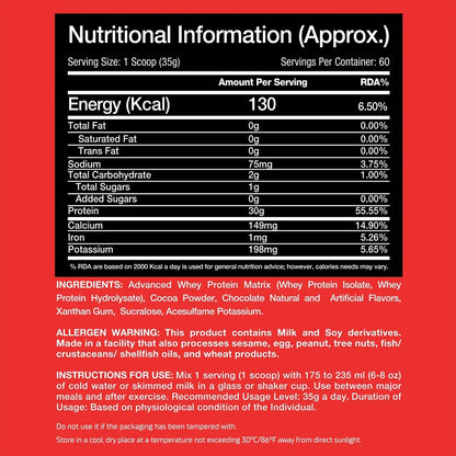 Big Ramy RedRex ISO Big Whey