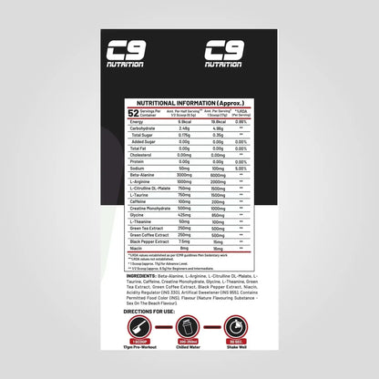C9 Nutrition Brutal Pre-Workout