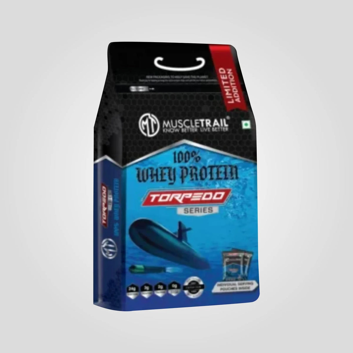 Muscletrail 100% Whey Protein Torpedo Series