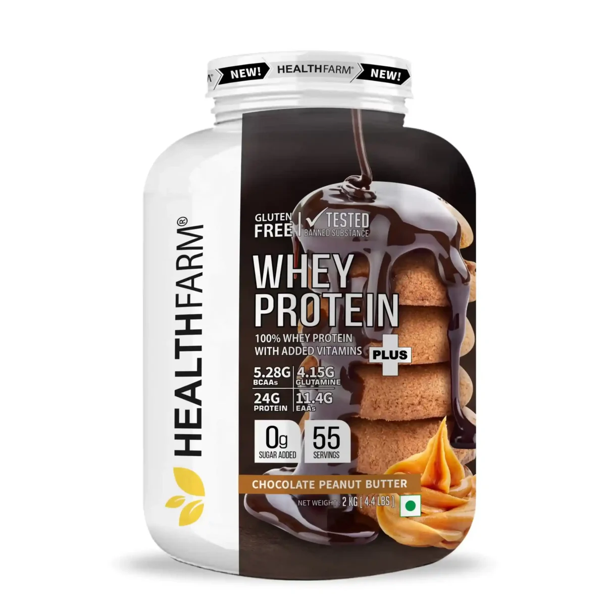 Healthfarm Whey Protein Plus Muscle House Supplements