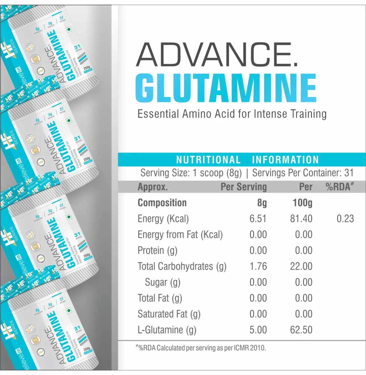 HF Series Advance Glutamine Essential Amino Acid Supplement