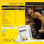 HealthFarm Creatine Micronized, 100% Pure Monohydrate