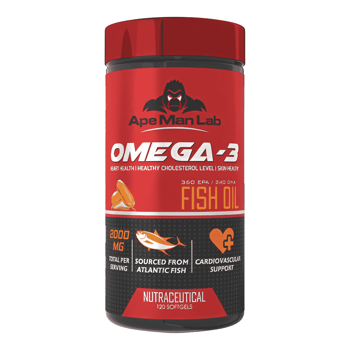 Ape Man Lab Fish Oil - Muscle House Supplements