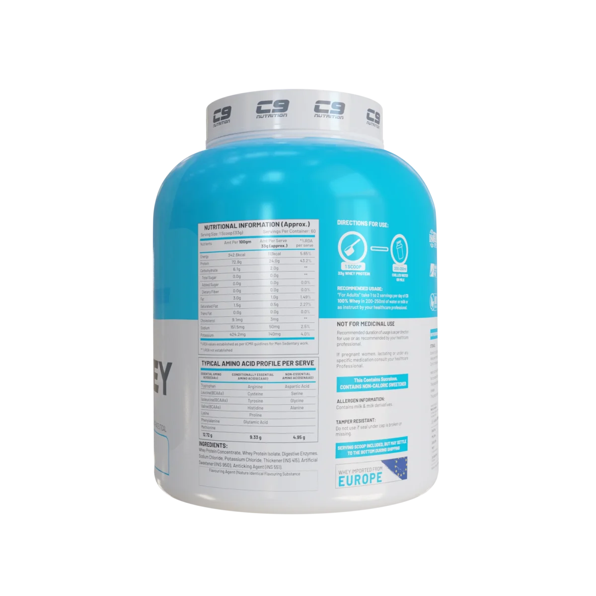 C9 Nutrition 100% Whey Protein